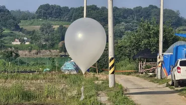 Coreea de Nord a reluat atacul ciudat cu baloane care transportă excremente pe teritoriul Coreei de Sud