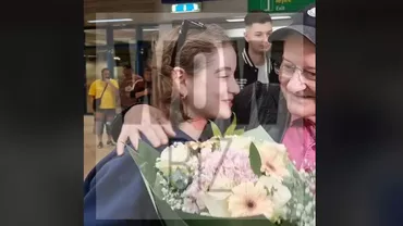 Momentul emoționant în care Irinel Columbeanu și fiica lui s-au revăzut în aeroport. Irinuca s-a întors în România după 6 ani (VIDEO)