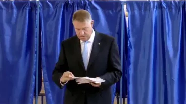 Președintele Klaus Iohannis: Am votat și vă invit pe toți să poftiți la vot. Este extrem de important
