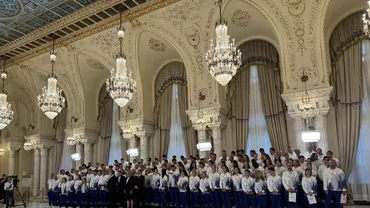 O sportivă a leșinat la Palatul Cotroceni. Klaus Iohannis a primit Echipa Olimpică a României