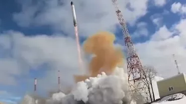 Un nou eșec pentru ruși: RS-28 Sarmat, racheta nucleară ”care nu poate fi interceptată”, a explodat în poligonul de lansare