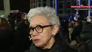 Oana Pellea, la manifestația pro-democrație: Poporul ăsta și-a câștigat, cu preț de sânge chiar, dreptul de a fi o țară democratică. Vă rog din suflet, ieșiți și votați! (VIDEO)