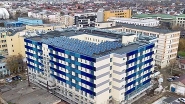 Construcții Erbașu, despre lucrările la Spitalul Județean de Urgență Călărași: „Întreaga structură a corpului principal și a anexelor a fost finalizată. De asemenea, au fost montate 106 panouri solare” (FOTO)