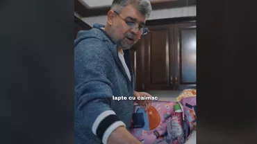 Marcel Ciolacu, replică la boicotul lui Călin Georgescu cu un „haul cu produse românești din supermarket”: „Dacă tot am vândut Ardealul, am luat și pateul”