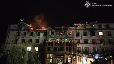 Atac cu rachete împotriva orașului natal al președintelui Zelenski. Un bărbat a fost ucis, iar alte trei persoane grav rănite