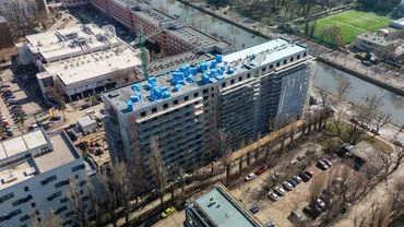 Construcții Erbașu: „Suntem tot mai aproape de finalizarea unui nou proiect important pentru infrastructura educațională din România - noul cămin studențesc al Universității Politehnice din București” (FOTO)