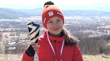 Nora Lupșan, un talent de 9 ani din Cluj, câștigă Cupa Federației Poloneze de Schi la Slalom Uriaș