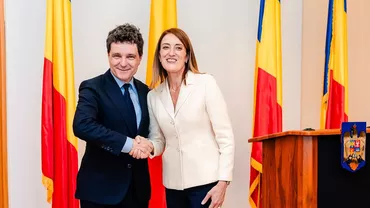 Prima întâlnire a lui Nicușor Dan cu Roberta Metsola, președinta Parlamentului European. Ce mesaje au transmis cei doi (FOTO)