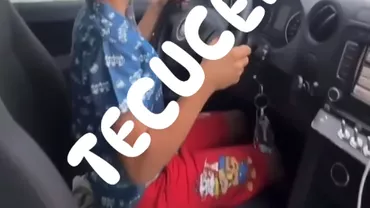 (VIDEO) Caz șocant în Galați! Un copil de 7 ani, filmat de tată în timp ce conducea o mașină. Ce au hotărât autoritățile