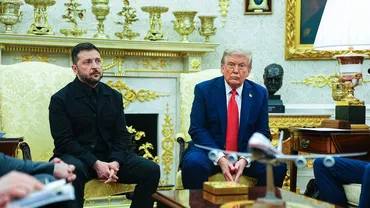 Surpriză la Casa Albă! Harta pe care apare și România, în Biroul Oval la discuția Trump - Zelenski. Motivul pentru care a fost expusă (FOTO)