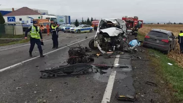 Accident mortal pe un drum din Brașov. Traficul rutier a fost întrerupt