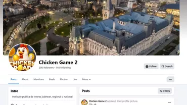 Consiliul Judeţean Iaşi e ținta hackerilor. A devenit „Chicken Game 2” pe Facebook (FOTO)