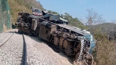 Tragedie în Mexic! 13 oameni au murit și alți aproape 100 au fost răniți, după ce un tren a deraiat