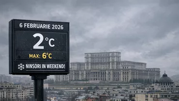 Schimbare bruscă de vreme în București: Temperaturi moderate astăzi, dar ninsorile bat la ușă în weekend
