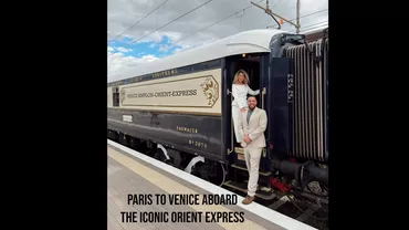 Doi vloggeri români au testat Orient Express: Te simți regal. Cât costă o singură noapte în celebrul tren. Suma este colosală
