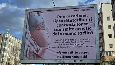Cine se află în spatele campaniei anti-cezariană din București. Investigație despre panourile controversate și teoriile conspirației pe care le promovează