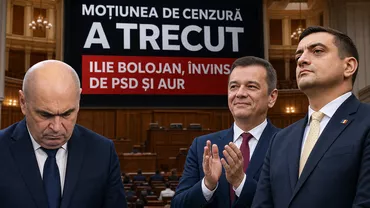 BREAKING NEWS: Guvernul Bolojan a căzut! PSD și AUR au dat lovitura în Parlament. Moțiunea de cenzură a trecut, iar România e într-o criză politică totală