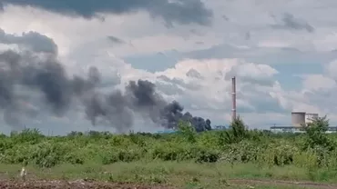 (VIDEO) Incendiu la CET Vest, în Sectorul 6. Mesaj RO-Alert emis pentru bucureștenii din zona afectată