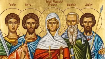 Sărbătoare importantă pe 18 mai. Biserica Ortodoxă îi cinstește pe Sfinții Mucenici Petru, Dionisie, Andrei, Pavel și Hristina