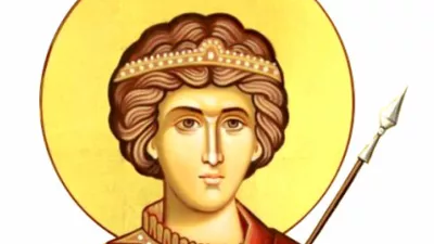 Capul Sfântului Gheorghe, adus în România de la Muntele Athos. Eveniment istoric la Mănăstirea Pantocrat