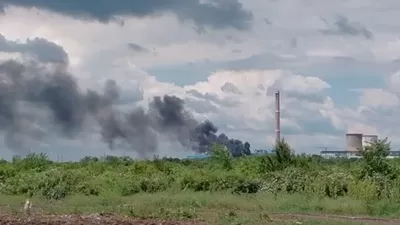 (VIDEO) Incendiu la CET Vest, în Sectorul 6. Mesaj RO-Alert emis pentru bucureștenii din zona afectată