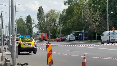 Scurgere de gaze și trafic blocat complet pe Șoseaua Berceni din Capitală. Când revine alimentarea pentru clienții afectați (VIDEO)