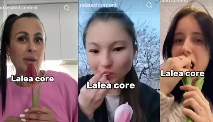 tinere mananca lalele 