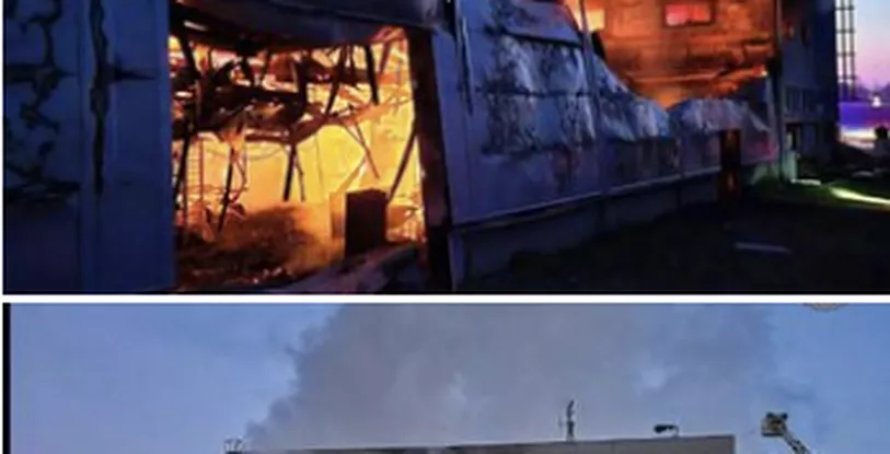 Incendiu la o fabrică care producea arme pentru Ucraina: Autoritățile iau în calcul un posibil atac terorist