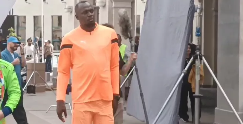 IMAGINI EXCLUSIVE: Usain Bolt, surpriză la București! De ce a venit în România cel mai rapid om din istorie (VIDEO)