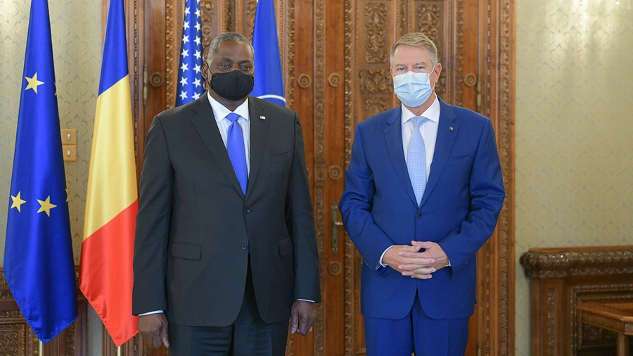 llyod austin klaus iohannis pentagon sua presedintia romaniei 2
