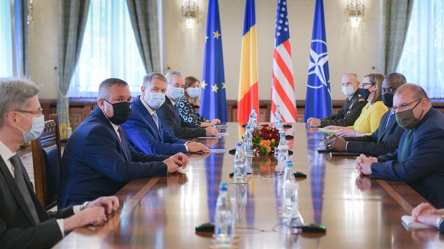 llyod austin klaus iohannis pentagon sua presedintia romaniei 3
