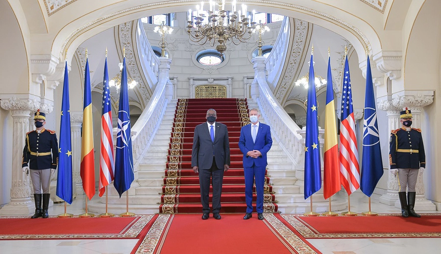 llyod austin klaus iohannis pentagon sua presedintia romaniei 5